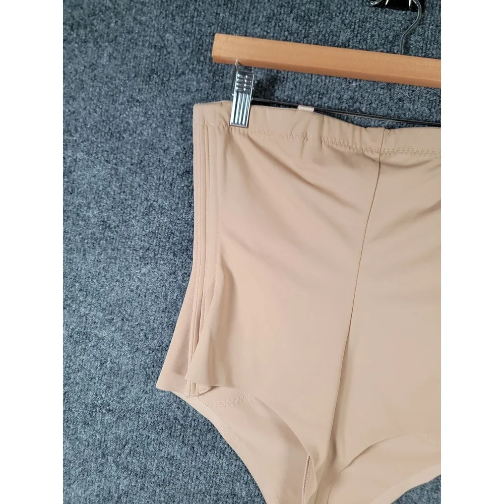 HoneyLove SuperPower Thong Size 1X Beige Sculptwear Panty Shapewear Stretchy